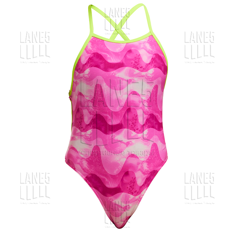 FUNKITA Pink Caps Tie Me Tight Купальник для бассейна