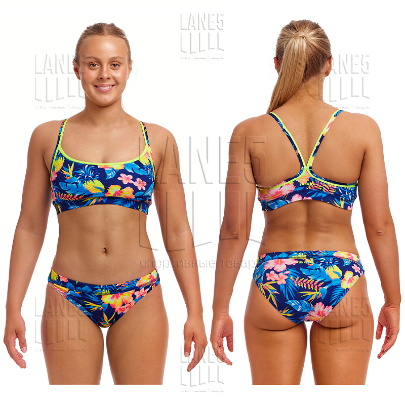 FUNKITA In Bloom Sports Купальник спортивный раздельный