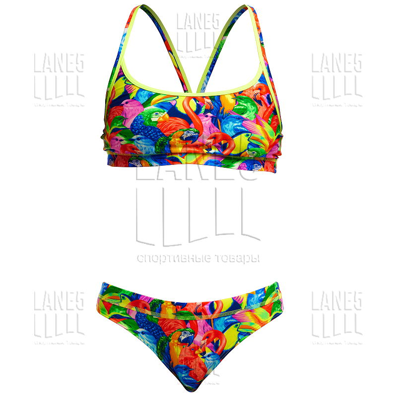 FUNKITA Bright Birds Sports Купальник спортивный